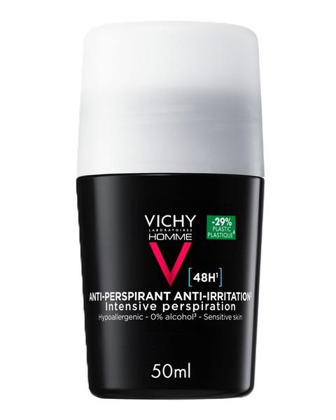 Vichy Homme 48H Anti-Irritations Antiperspirant deodorant uten parfyme 50 ml, 902860