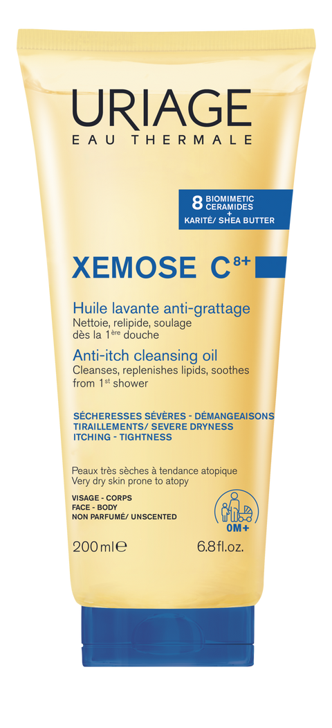 Uriage Xémose C8+ Anti-Itch Cleansing Oil 200 ml, 968849