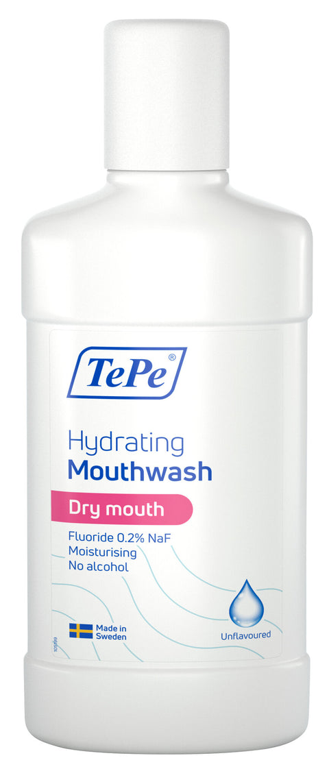 TePe Hydrating Mouthwash uten tilsatt smak 500 ml, 815867