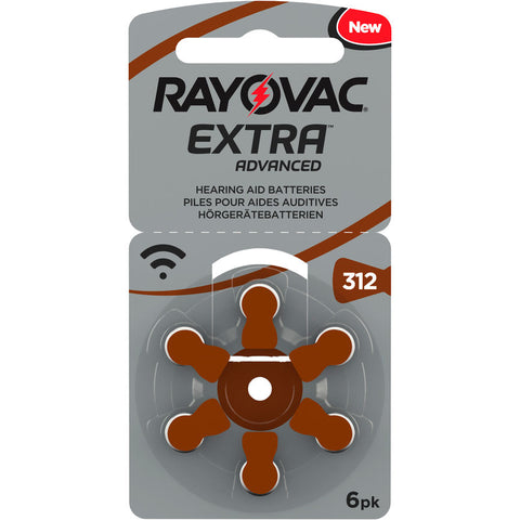Rayovac Extra Advanced batteri for høreapparat 312, 982015