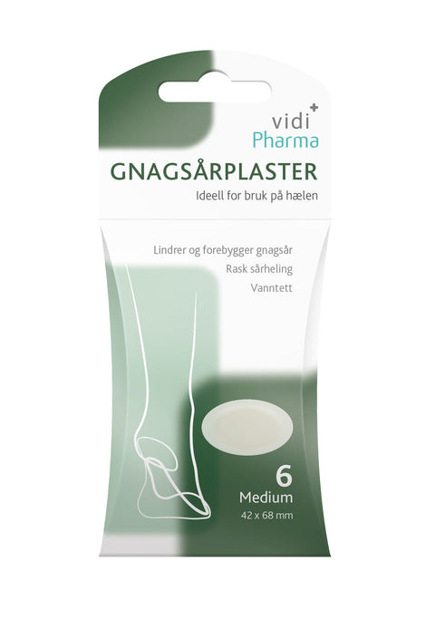 Vidi Pharma gnagsårplaster medium 6 stk, 960774
