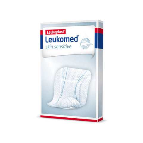 Leukomed Skin Sensitive sårbandasje 8X15cm 5 stk, 815788
