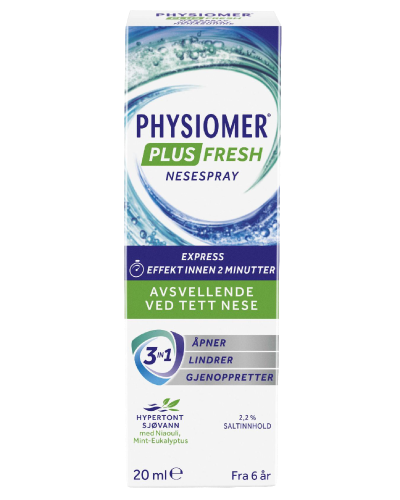 Physiomer Plus Fresh Express saltvannsspray, 857914