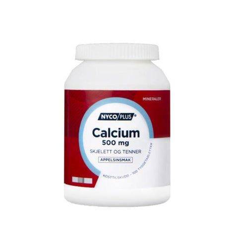 Nycoplus kalsium 500 mg 100 tyggetabletter, 837872