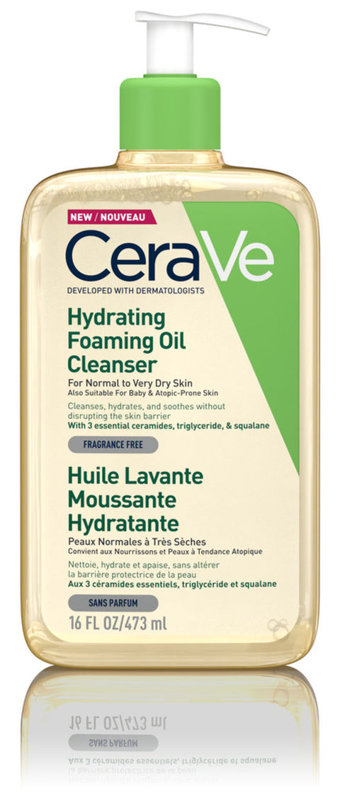 CeraVe Hydrating Foaming Oil Cleanser 473 ml, 880642