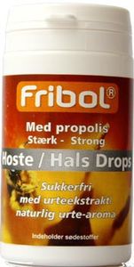 Fribol Hoste/Hals Propolis drops u/sukker 60 g,  922943