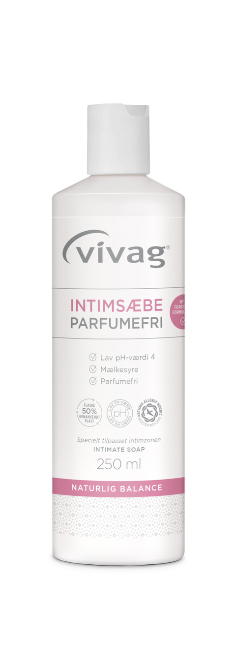 Vivag intimsåpe parfymefri 250ml, 965030