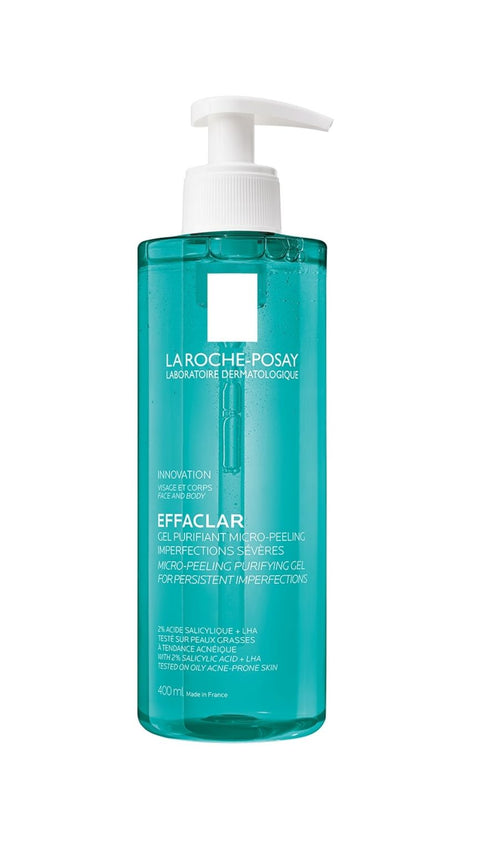 La Roche-Posay Effaclar Micro-peeling rensegele 400 ml, 954997