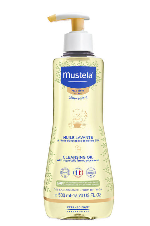 Mustela Cleansing Oil dry skin 500 ml, 919168