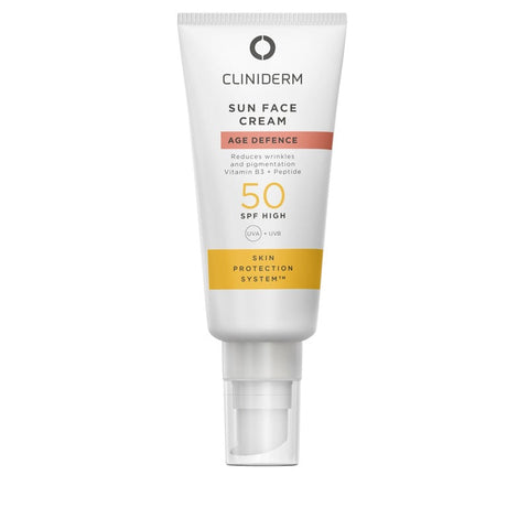Cliniderm Age Defence Sun Face Cream SPF50 40 ml,  907191