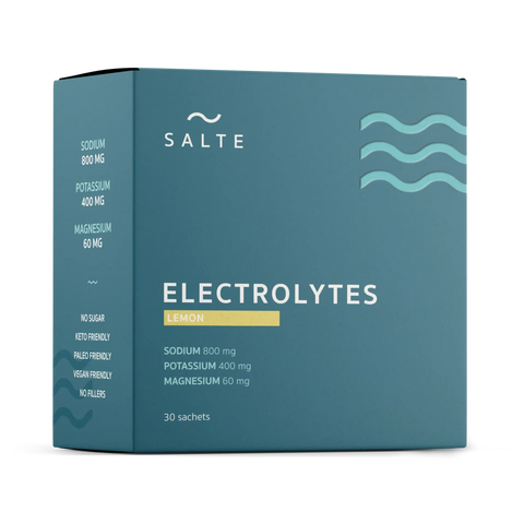 SALTE Elektrolytter sitron 30 doseposer, 806148