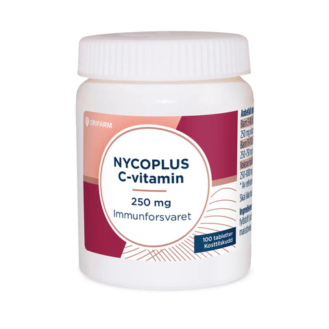 Nycoplus C-vitamin tabletter 250 mg 100 tabletter, 848727