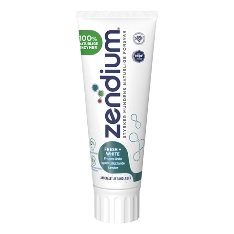 Zendium Fresh + White tannkrem 75 ml, 924514