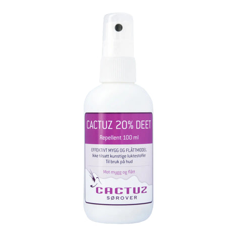 Cactuz 20% Deet mot mygg/flått 100 ml, 904216