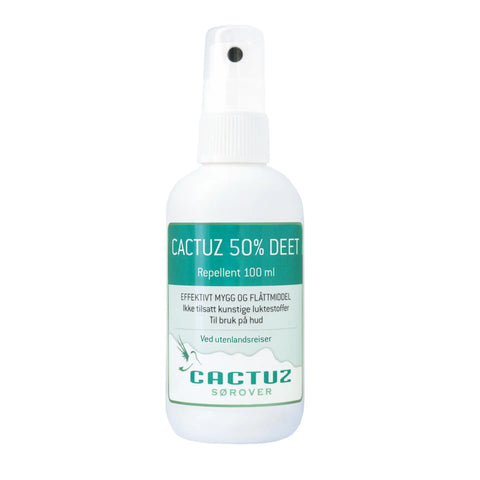 Cactuz 50% DEET mot mygg og flått 100 ml, 934339