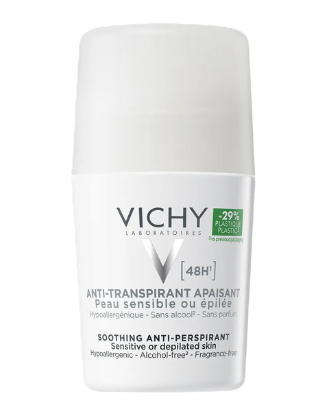 Vichy 48H Soothing Antiperspirant deodorant uten parfyme 50 ml, 902862