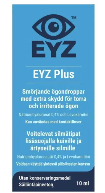 Eyz Plus øyedråper 10 ml, 803410