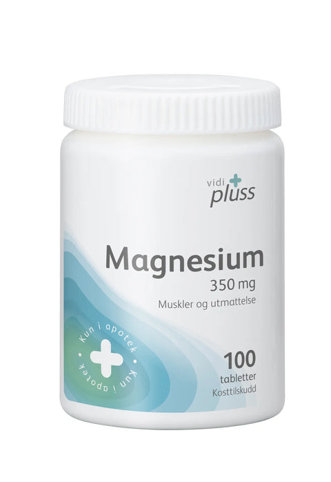 Vidi pluss magnesium 350mg 100 tabletter, 866751
