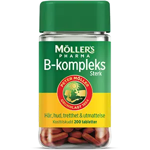 Möller's Pharma B-kompleks 200 tabletter, 923696