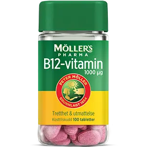 Möller's Pharma B12-vitamin 1000µg 100 stk, 985403