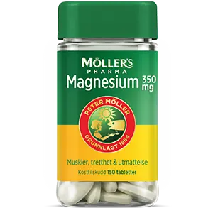 Möller's Pharma Magnesium 350mg 150 tabletter, 883347