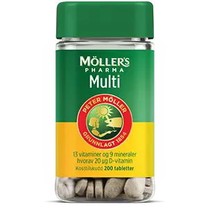 Möller's Pharma Multi 200 tabletter, 833785