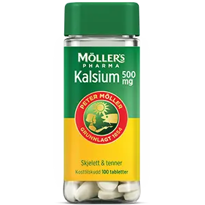 Möller's Pharma Kalsium 500mg 100 tabletter, 881819