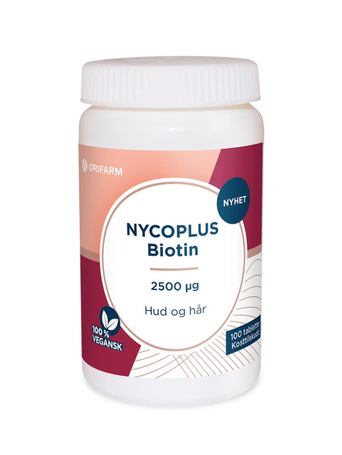 Nycoplus Biotin 2500 mcg 100 tabletter, 977015