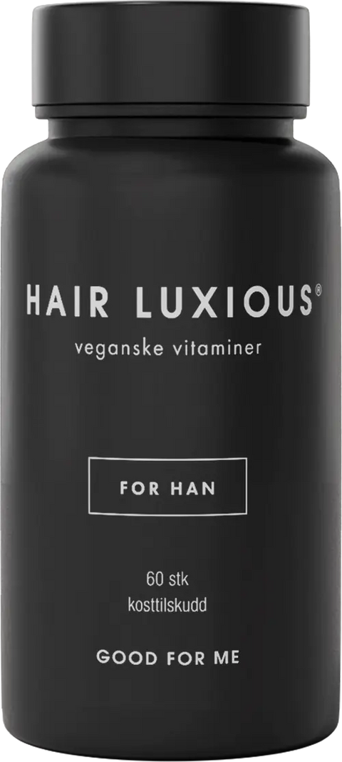 Hair Luxious gummies for han med blåbær og jordbærsmak 60 stk