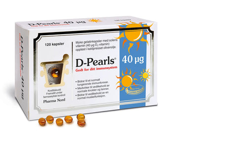 D-Pearls 40 mcg 120 kapsler, 811961