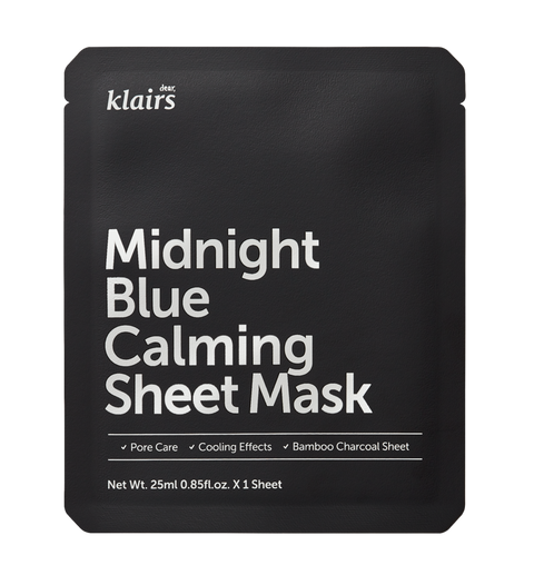 Klairs Midnight Blue Calming Sheet Mask 1 stk, 809594