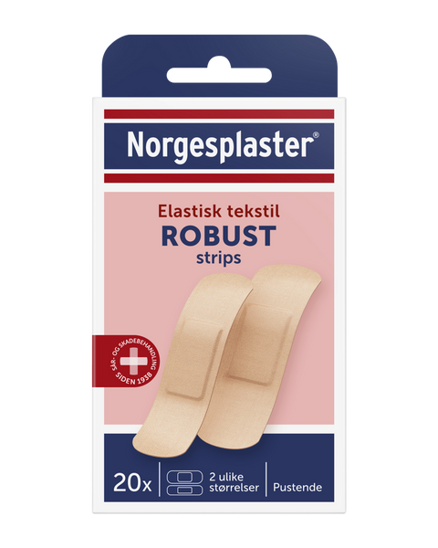 Norgesplaster robust strips 2 størrelser 20 stk, 841726