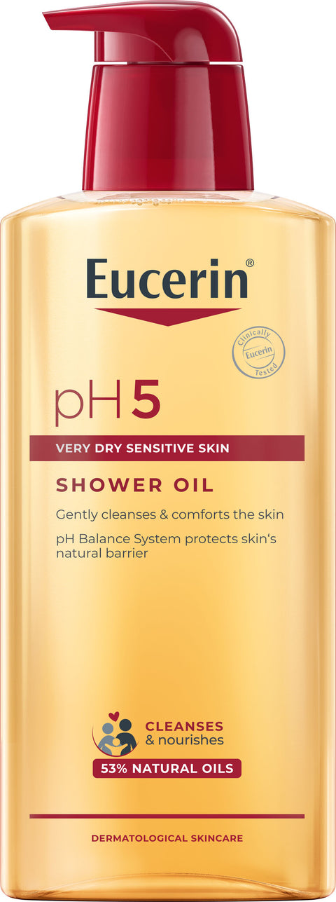 Eucerin pH5 Shower Oil parfymert 400 ml, 856077
