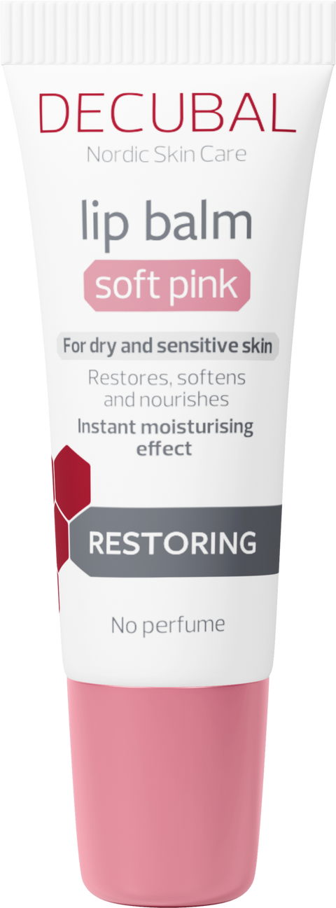 Decubal Restoring Lip Balm Soft Pink 10 ml, 860358
