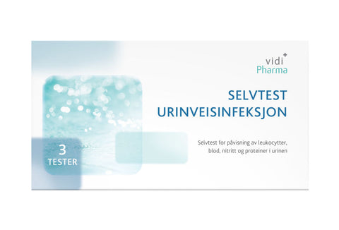 Vidi Pharma selvtest urinveisinfeksjon 3 stk, 863603