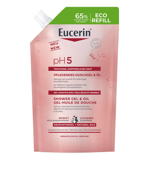 Eucerin pH5 Shower Gel & Oil refill 400 ml, 819781