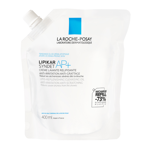 La Roche-Posay Lipikar Syndet AP+ dusjgelekrem refill 400 ml, 989891